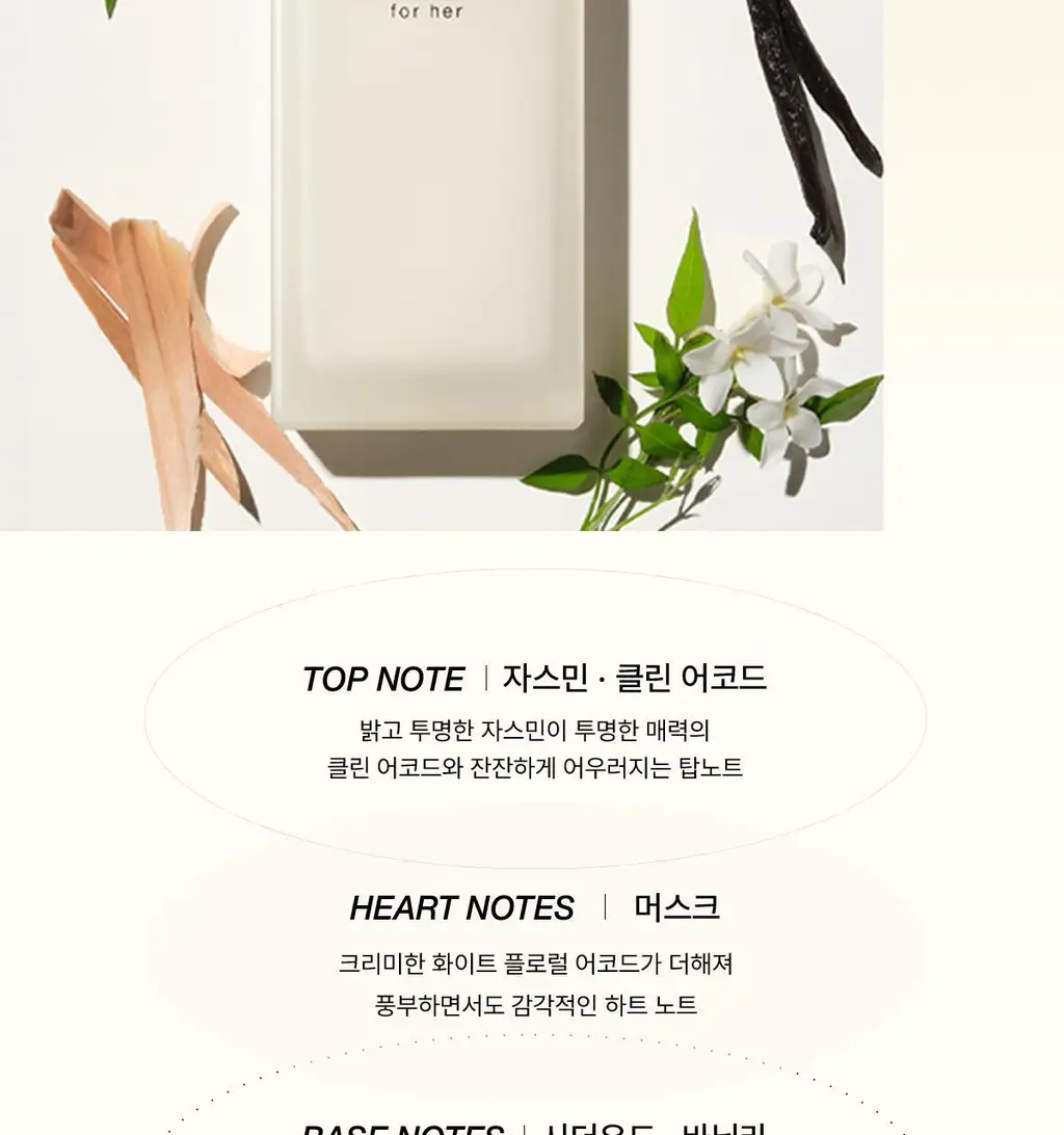 [NEW] 나르시소 로드리게즈 포 허 퓨어 머스크 블랑 EDPI 30ml/50ml 상세페이지 3